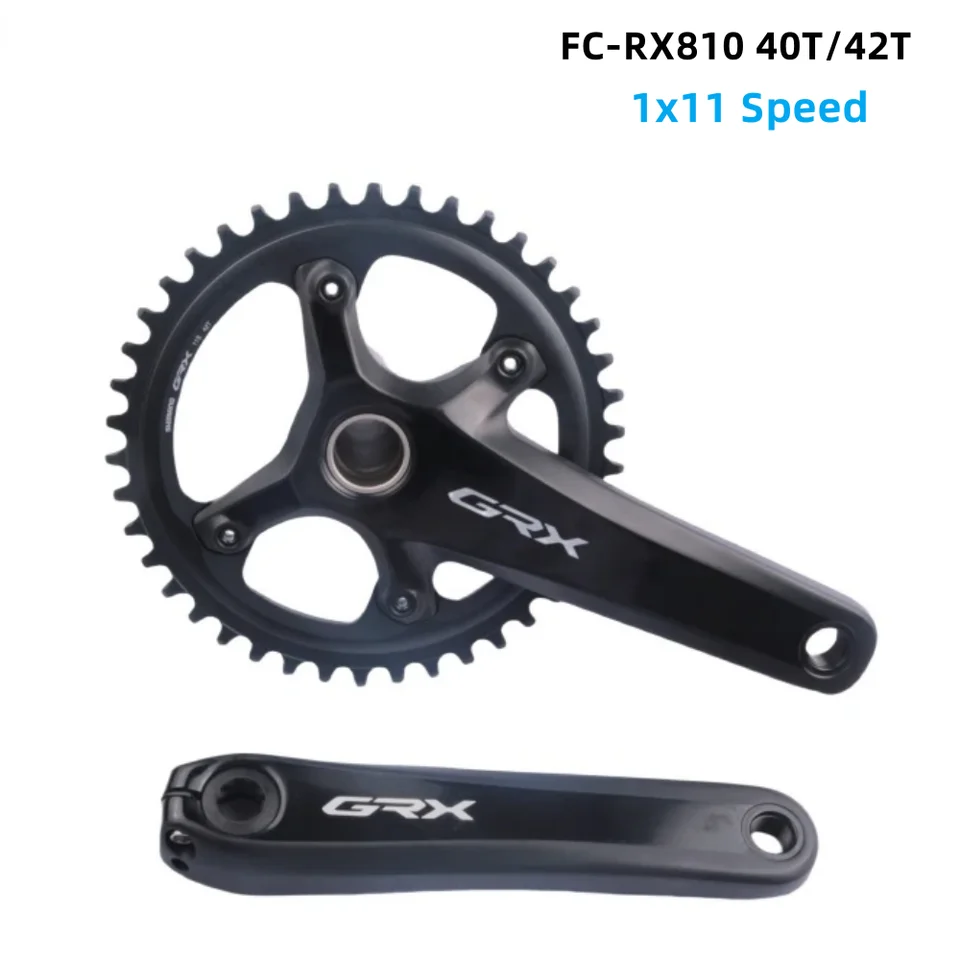 GRX クランクセット RX810 172.5 42t クランクセット,SHIMANO-GRX FC-RX810,170mm, 172.5mm, 175mm, 40t,42t