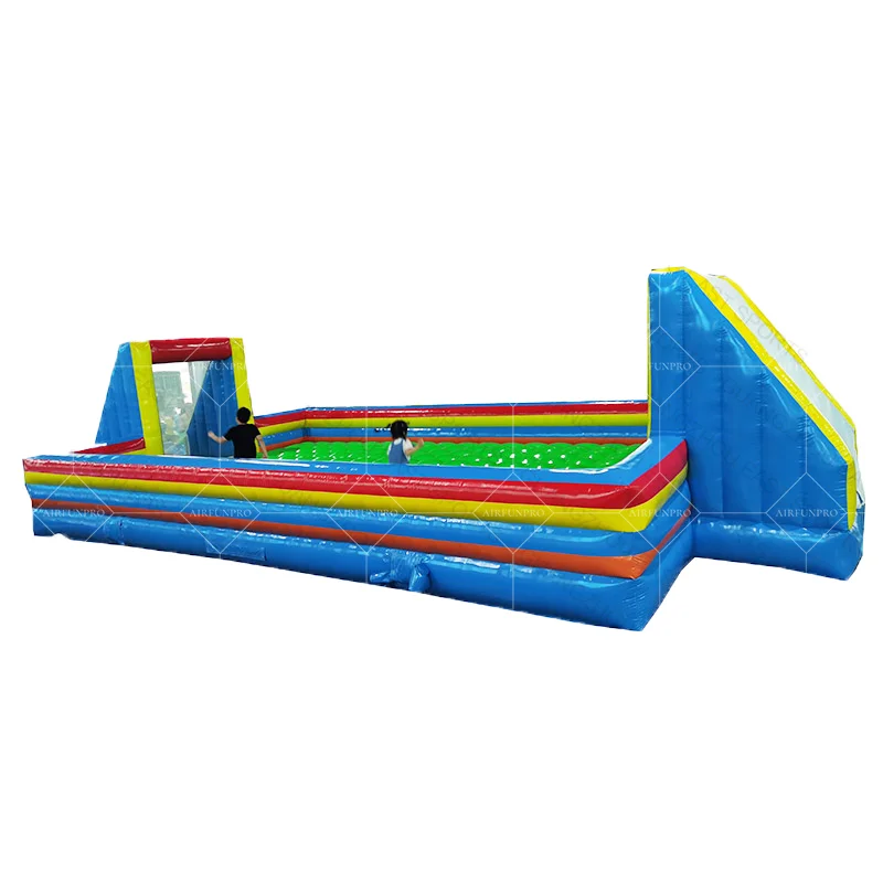 

Гигантский надувной футбольный бильярдный стол, футбольный бильярдный мяч, нагнетатель, вращение футбольного поля, замок - все один надувной