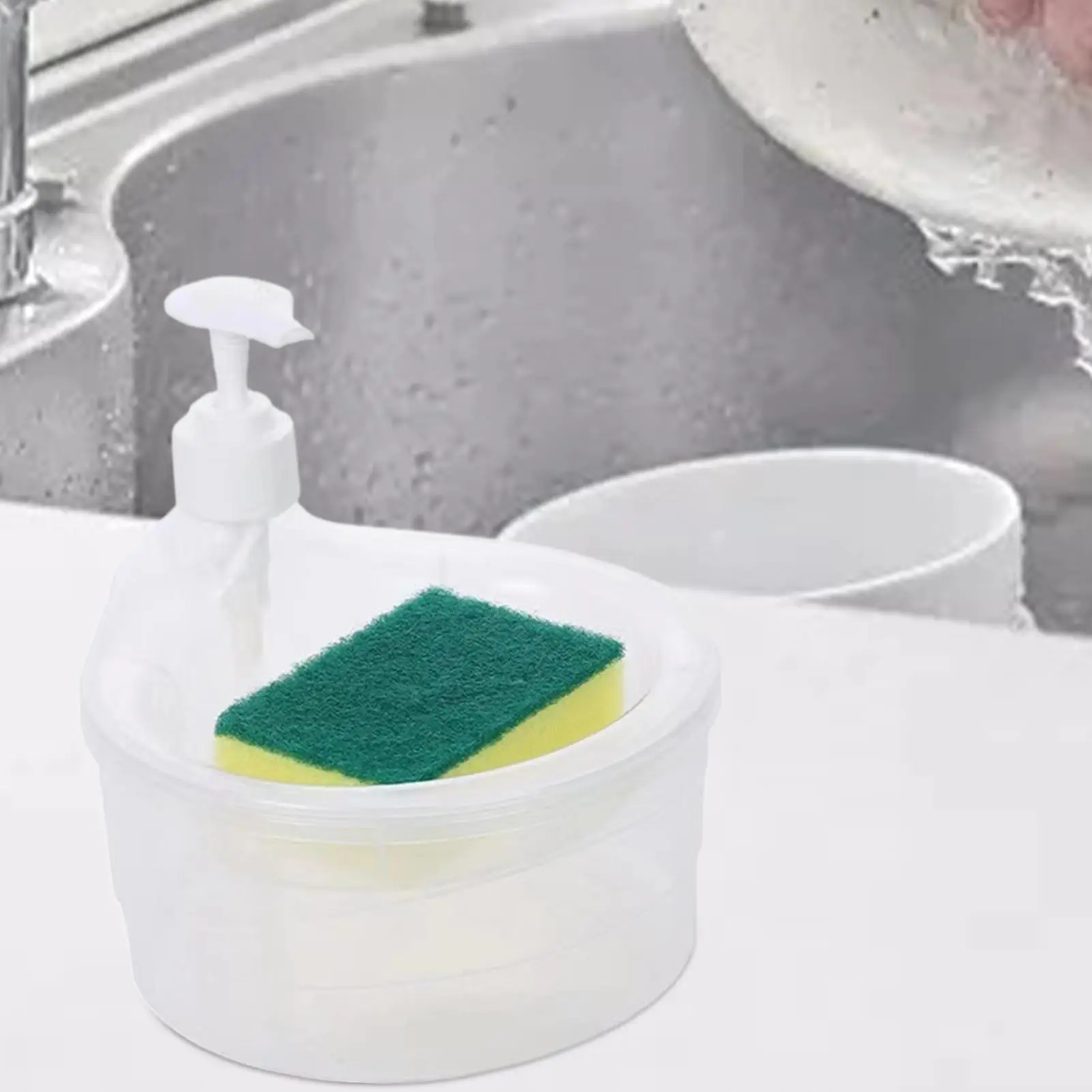 

Dishwashing Soap Dispenser Large Capacity Liquid Soap Dispenser Counter Dish Washing Soap Dispenser Bathroom Kitchen Soap