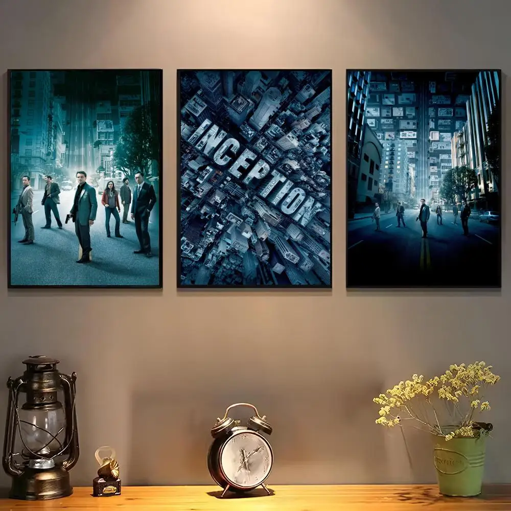 Inception Poster For Self-adhesive Art Waterproof Paper Sticker Coffee House Bar Room Wall Decor