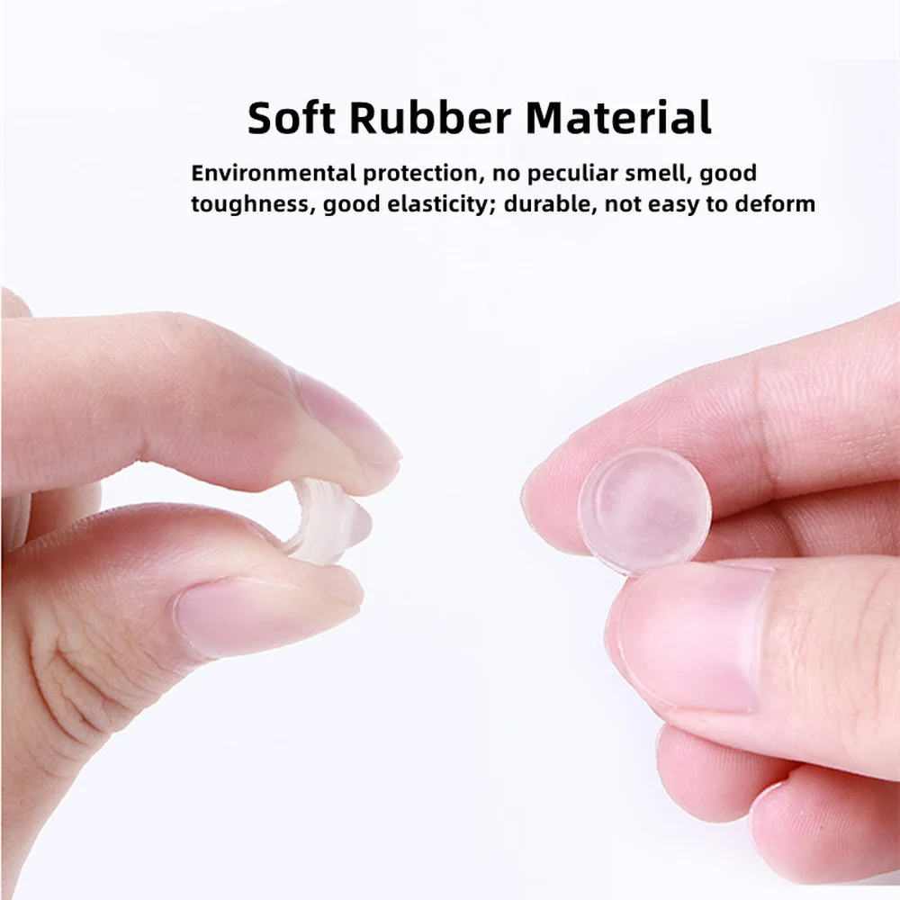 50-64Pcs Self Adhesive Door Handle Buffer Stopper Cabinet Bumper Silencer Damper Furniture Anti-collision Pad  Wall Protector