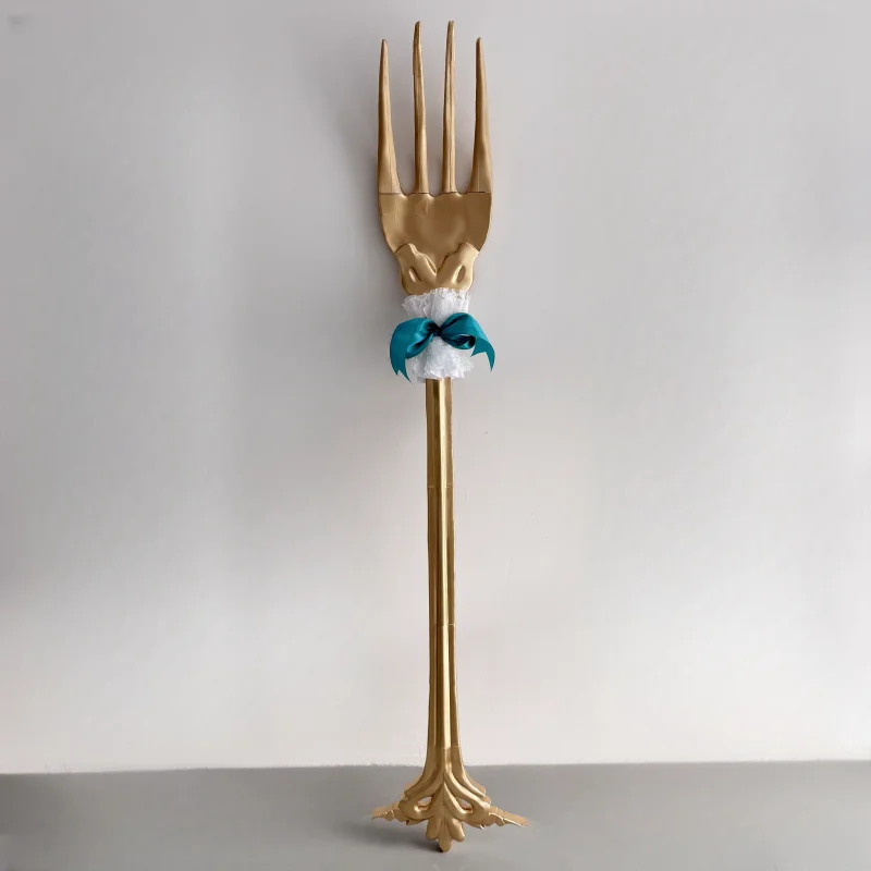 

Аниме Arknights Eyjafjalla Hvít Aska ‌ Вилка для пикника, реквизит для косплея, карнавальный реквизит для косплея, аксессуары, подарок для фанатов игр