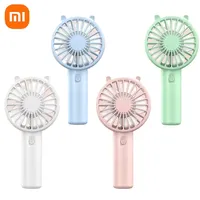 Xiaomi Portable Handheld Fan Mini USB Rechargeable Fan Desktop Cooling Small Silent Fan Adult Children Outdoor Dormitory Travel