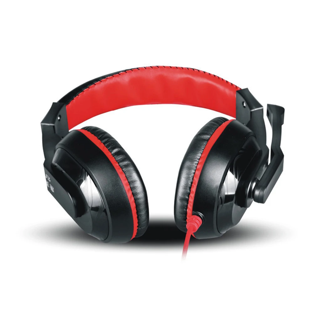 

Gaming Headset Adjustable Stereo Headphones Noise-Canceling for Pc Laptop Gamer Headphones Mic Wired Headset