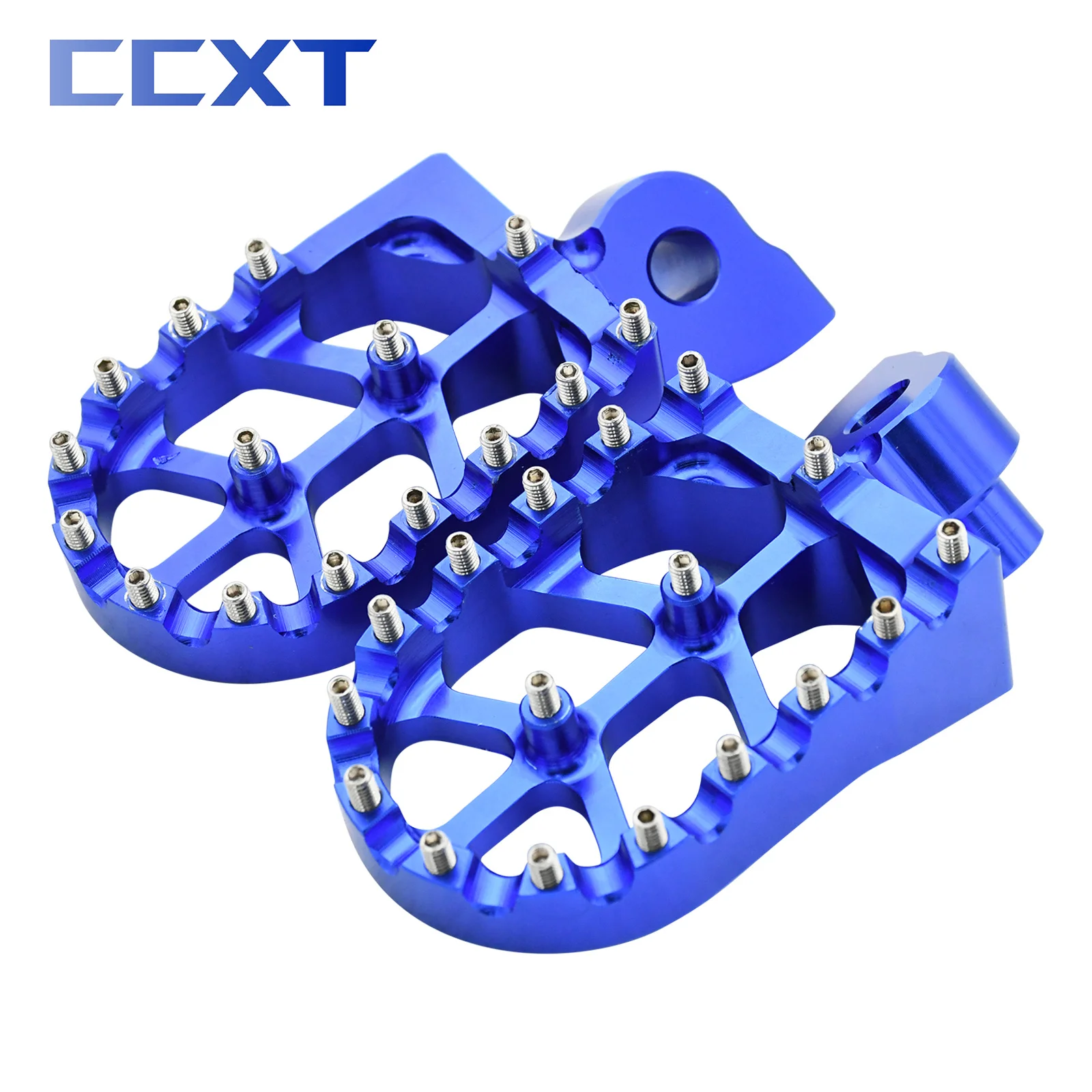 CNC Aluminum Footpegs Pedals Footrest Foot Pegs For Yamaha WR250F WR426F WR450F WR400F  WR250R WR250X 1999-2022 YZ450F YZ250F