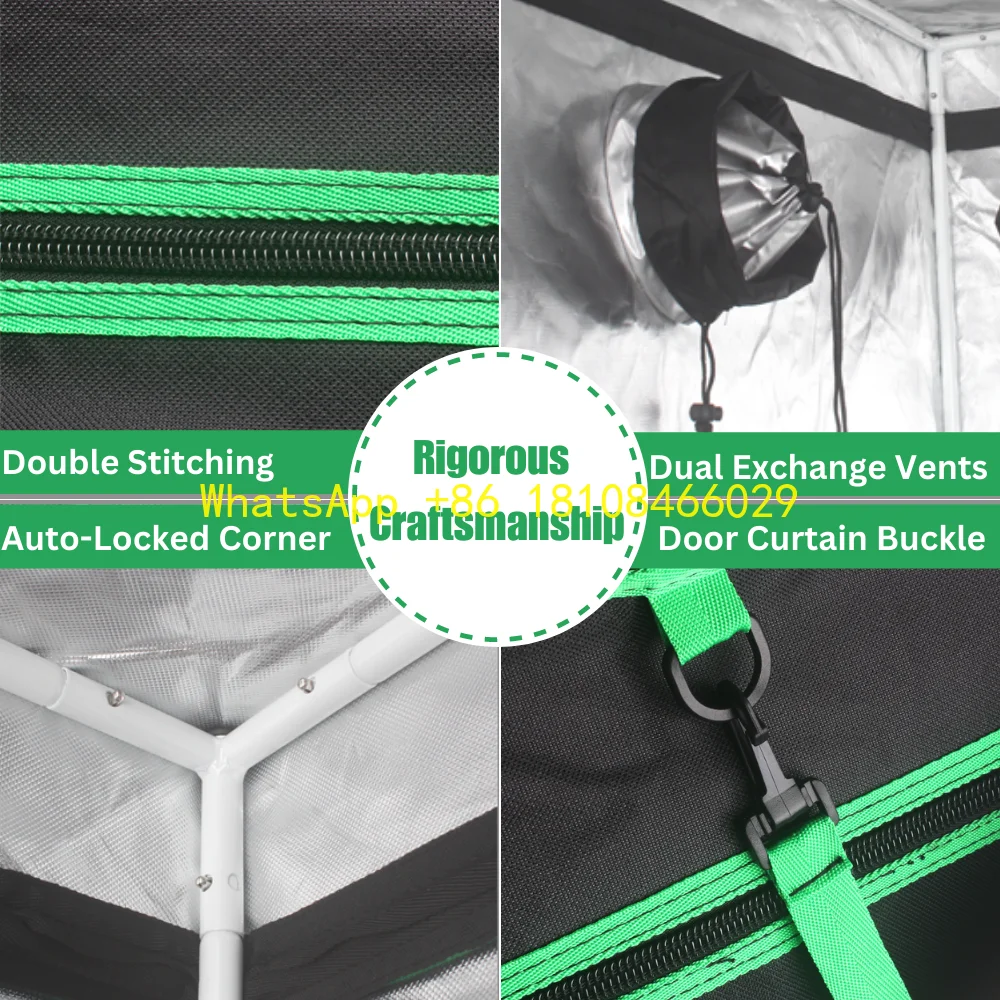 

Room for Planting Plants Grow Tent Durable Multi Size Tent300X300X200CM Grow Tent Indoor Grow