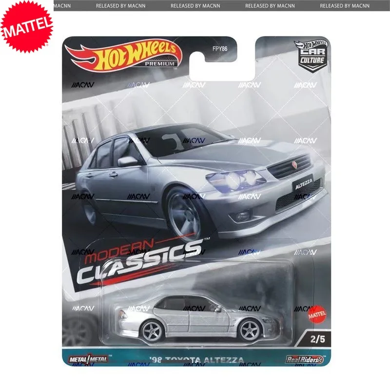 Mattel Hot Wheels PREMIUM Car Culture FPY86 98 TOYOTA ALTEZZA Car Model Modern classics Collection Diecast 1:64 Metal Toy