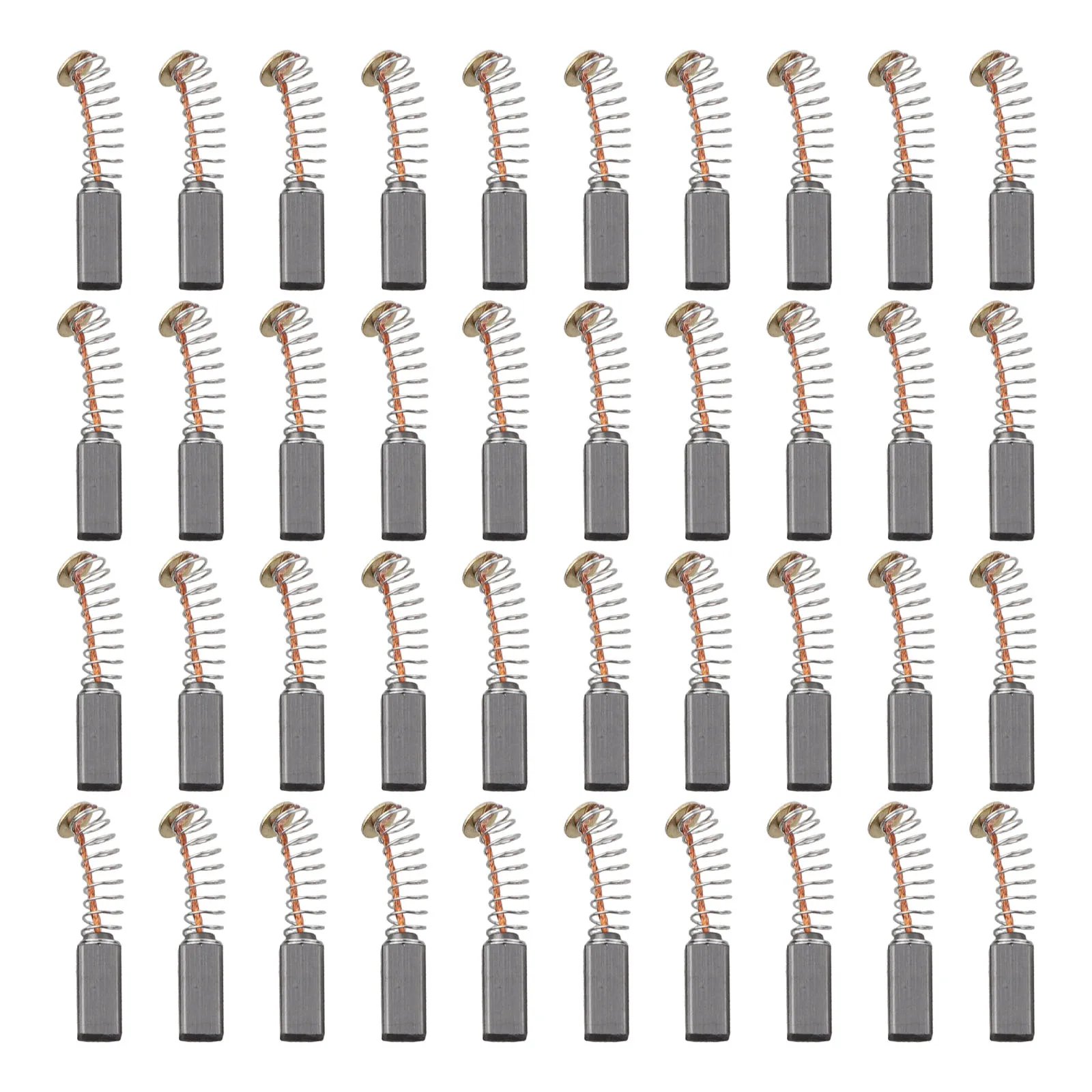 40 Pieces Carbon Brushes for Electric Motor Power Tools 10x5x5mm Essential Replacement Parts for Drill Motors and Equipment