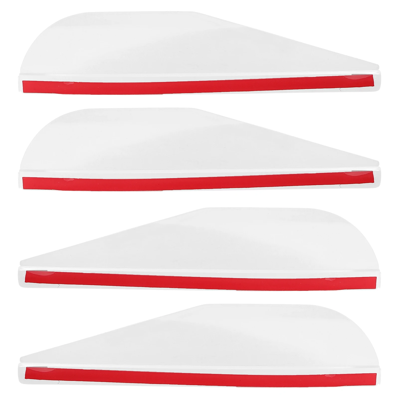 

4pcs Car Side Mirror Rain Shields Durable Waterproof Material Rearview Mirror Visor Guard Universal Fit Left Right Windows