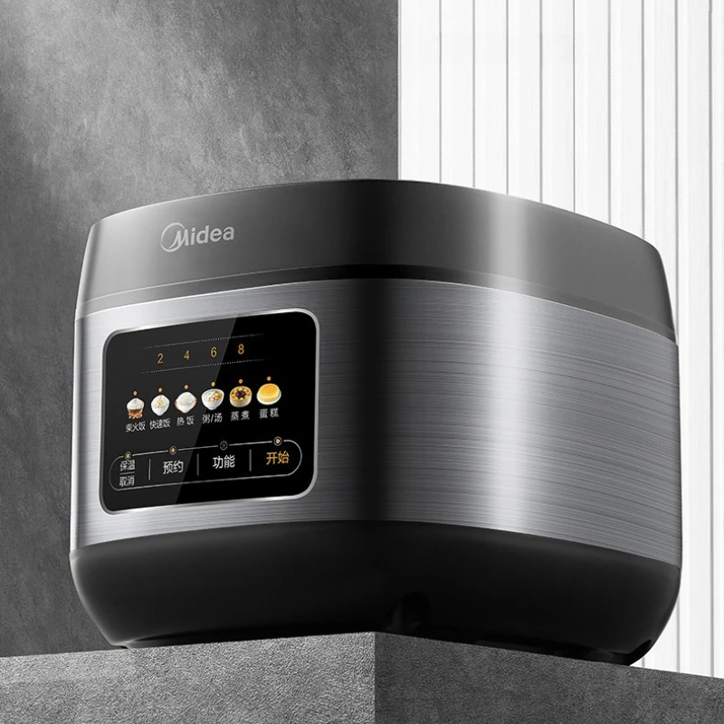 4L 5L Household Rice Cooker, Large Capacity Multifunctional Electric Rice Cooker with Smart Timer Reservation