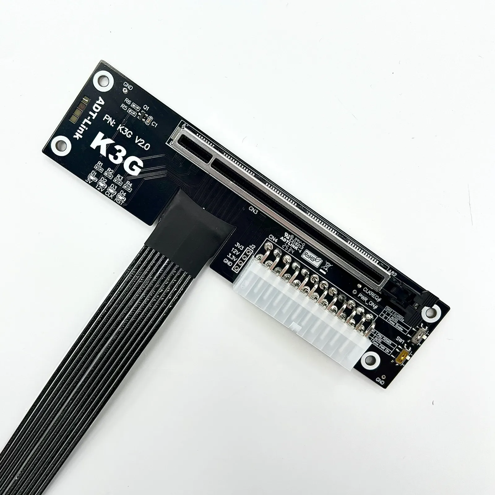 ADT-Link K43SG 5.0 M2 بطاقة رسومات الكمبيوتر المحمول محول خارجي EGPU تمديد كابل بطاقة الرسومات الخارجية لرسو السفن PCI Express Gen5