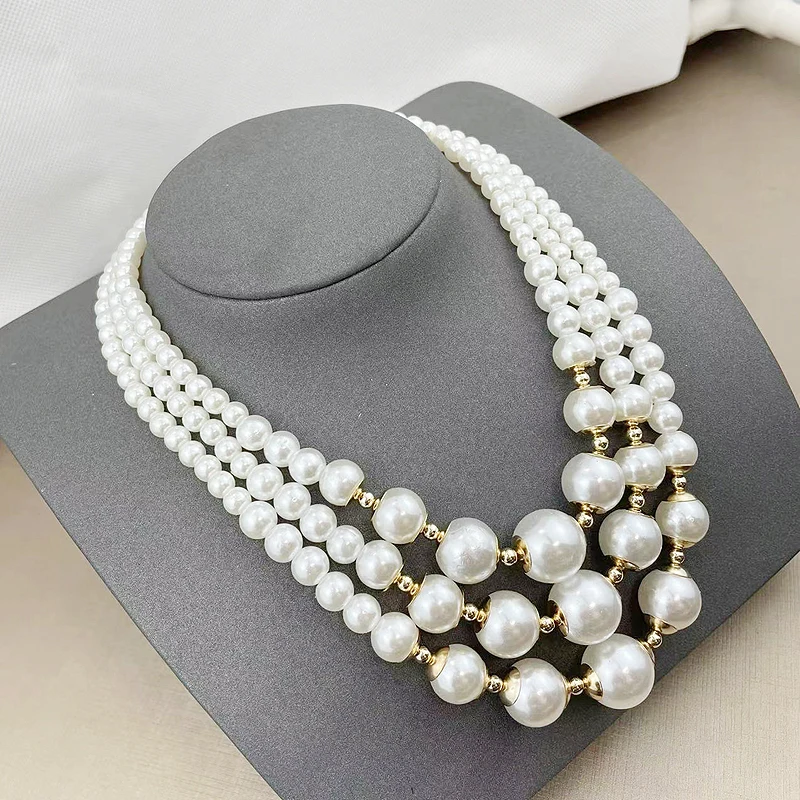 fnaf Piercing Beads Short Pearl Necklace 2 Rupee Items Clavicle Necklaces For Women Collares Para Mujer Dropshipping Center