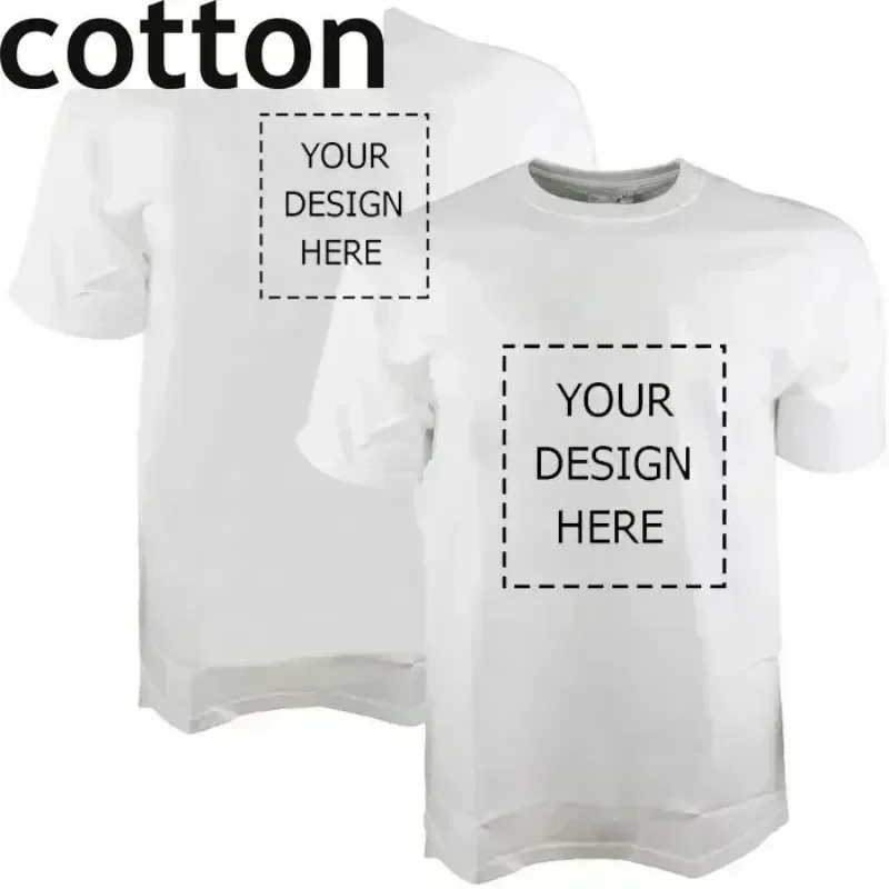 Custom Cotton T Shirst Customized Many Colors ， Your Own Design High Quality Comfortable T-shirs. Unisex Shirt