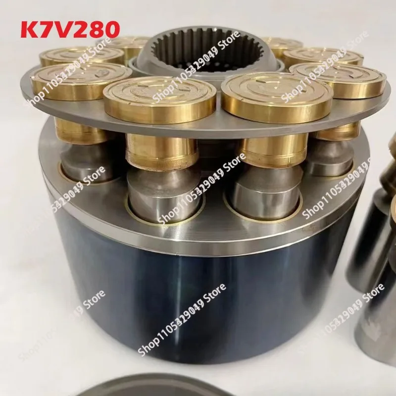 K7V280 hydraulic pump spare parts, piston shoe plate /cylinder block /swash plate/nine hole /spring /guide ball