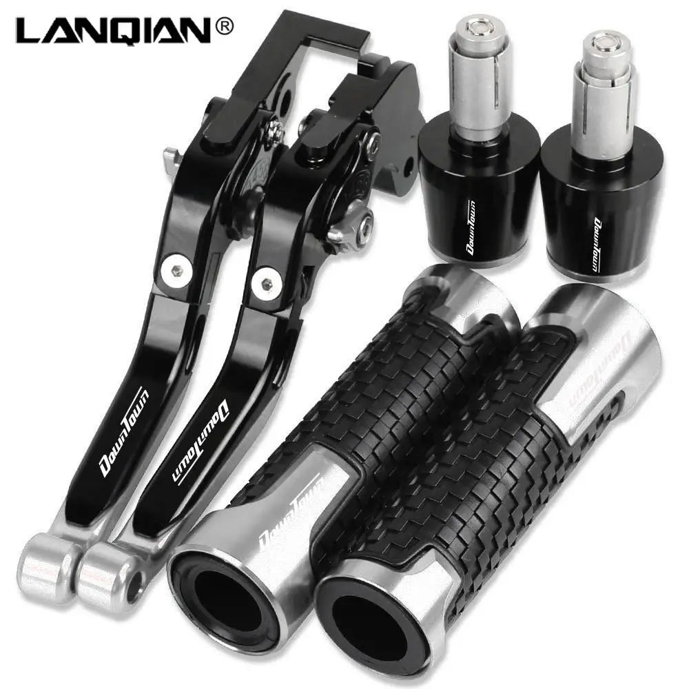 

For YAMAHA DOWNTOWN 200 ALL YEARES Motorcycle Brake Clutch Levers Non-slip Handlebar knobs Handle Hand Grips Bar Ends Caps