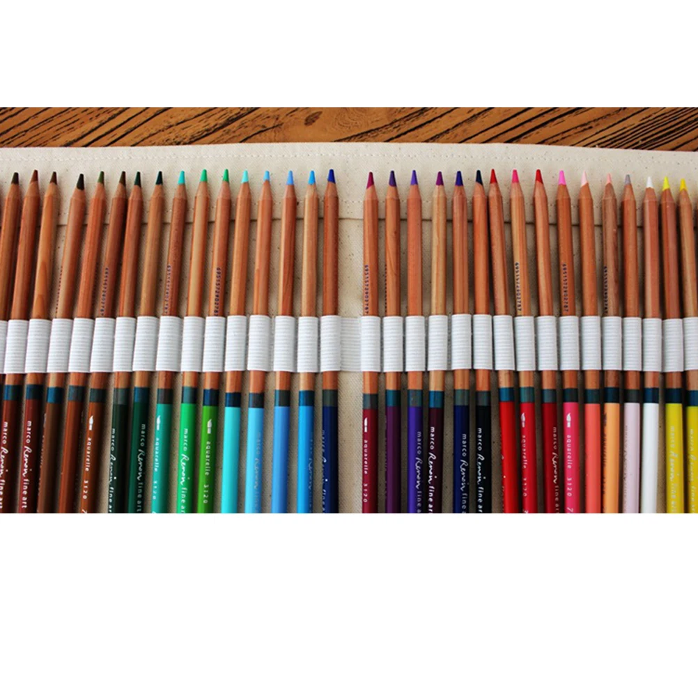 

Stationery Pure Cotton Canvas Pen Bag School Manual Holder Pouch White Pencil Travel
