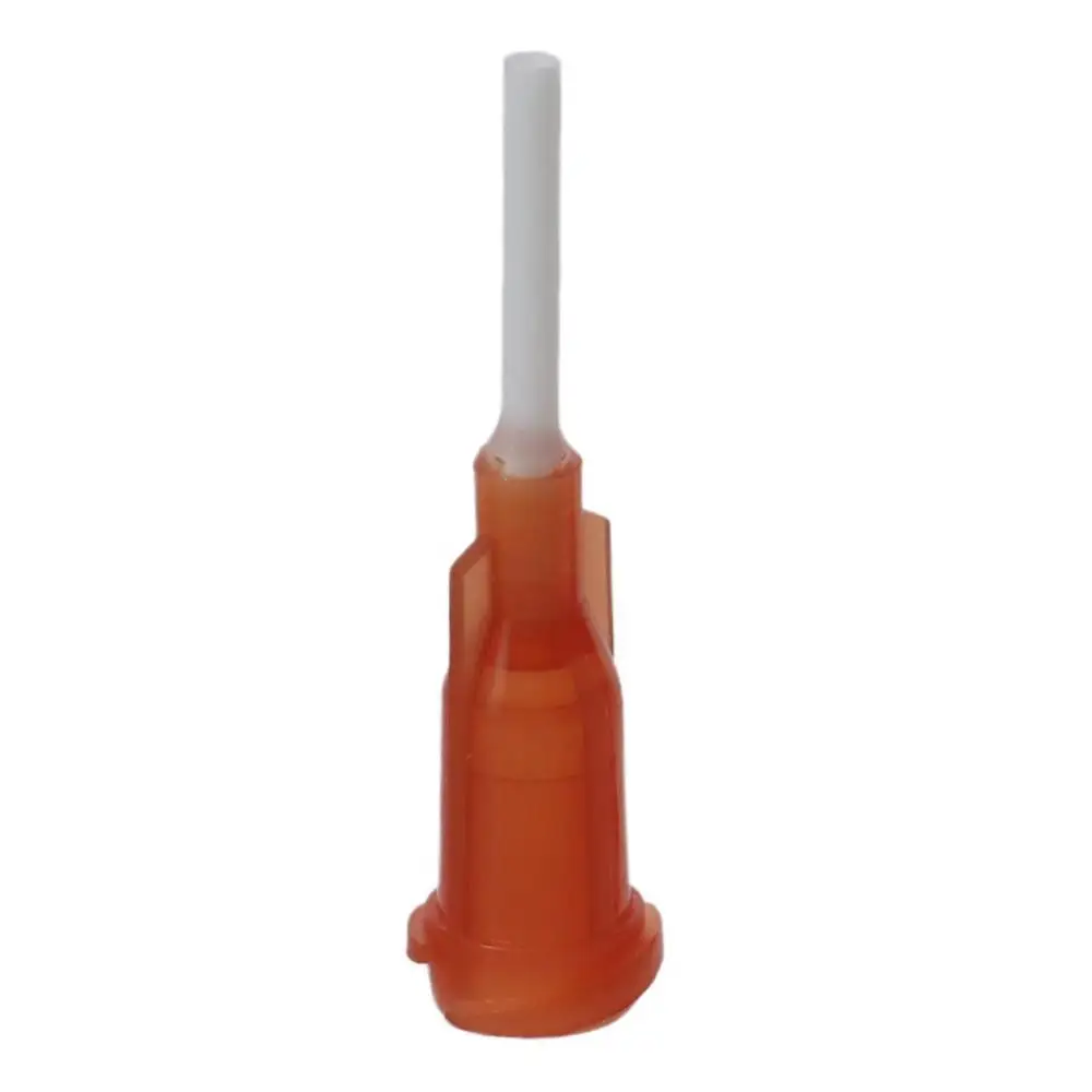 Plastic Dispensing Needles,PTFE Glue Needle Tube Blunt Luer Lock Tips with PP Flexible Needle for Liquid Glue Gun