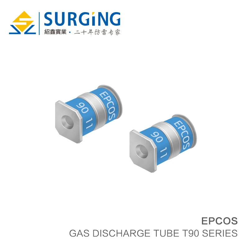 

5PCS Ceramic gas discharge tube T90-A90XSMD T90-A230X T90-A250X T90-A350X T90-A470 90V 230V 250V 350V 10KA Surge protective