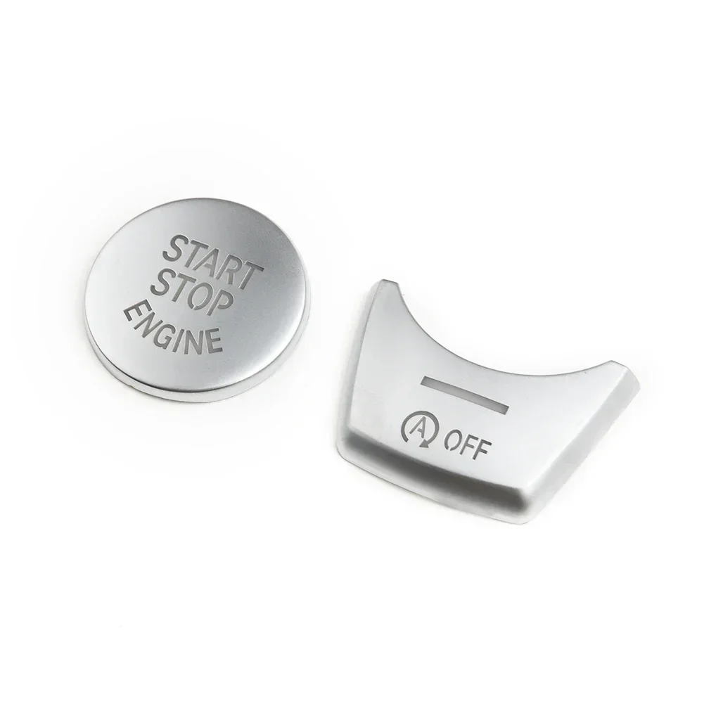 Protect and Enhance Your For BMW 5 Series F10 F07 with Chrome Engine Start Stop Push Switch Button Covers (2pcs)