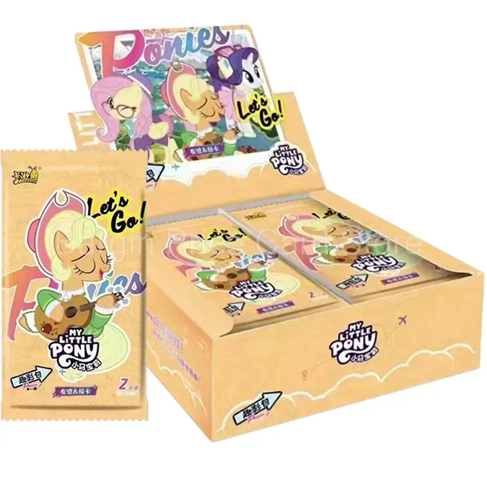 AgreYOU-Authentique carte My Little Pony, pack de cartes Rare SSR, sac à dos R, jouets de table, cadeaux pour princesse, vente en gros