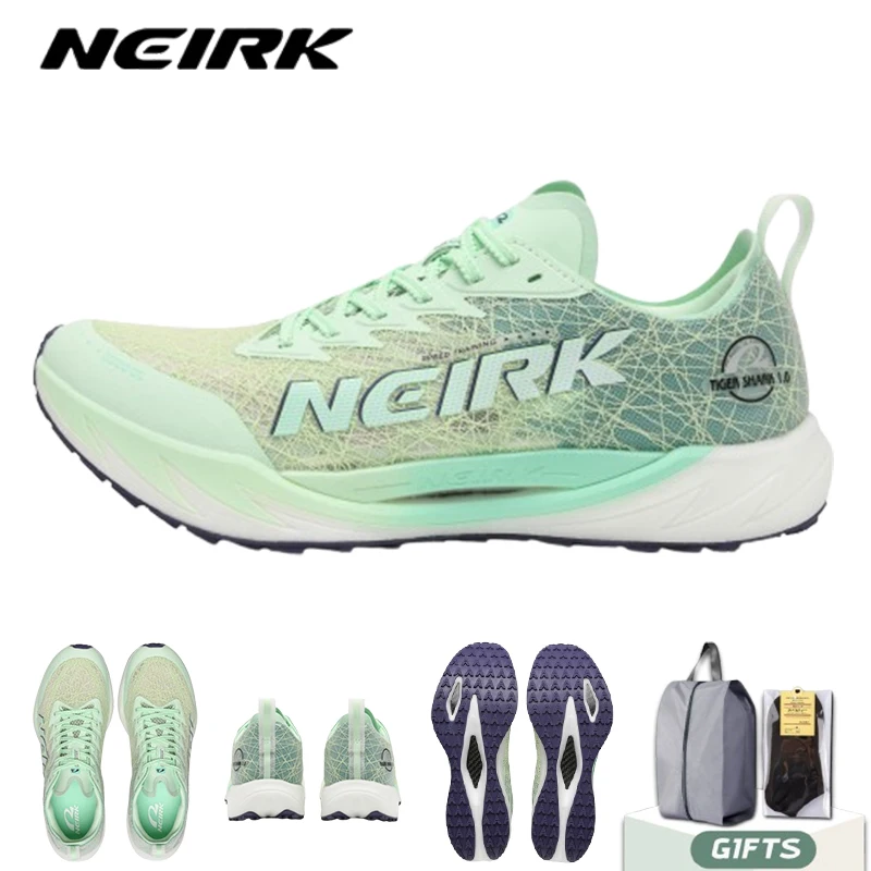 NEIRK لوحة الكربون ماراثون الجري أحذية السباق المهنية دعم مستقر صدمة الإغاثة خفيفة للغاية انتعاش أحذية رياضية القرش 1.0