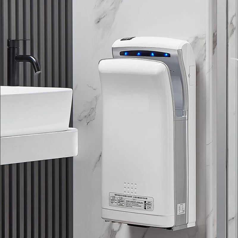 Fully Automatic Hand Dryer Automatic Sensor Hotel Bathroom Hot and Cold Switching High Speed Jet-type Hand Drying Machine