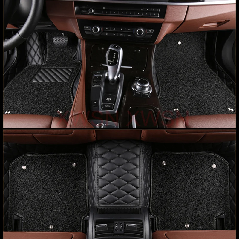 

Two Layers Customized Style 3D Car Floor Mats for BMW 5 Series E39 1995-2004 E60 F10 G30 2017-2022 Interior Accessories