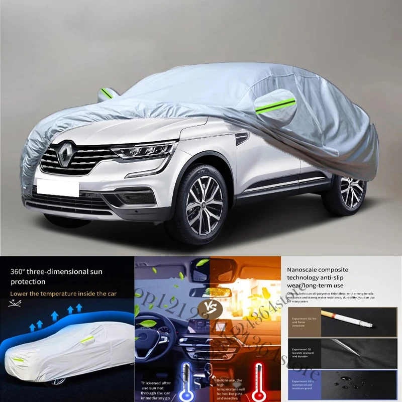 

For Renault-QM Auto Anti snow Anti dust Anti-uv Anti peeling paint And Anti Rainwater 210t Car cover protection