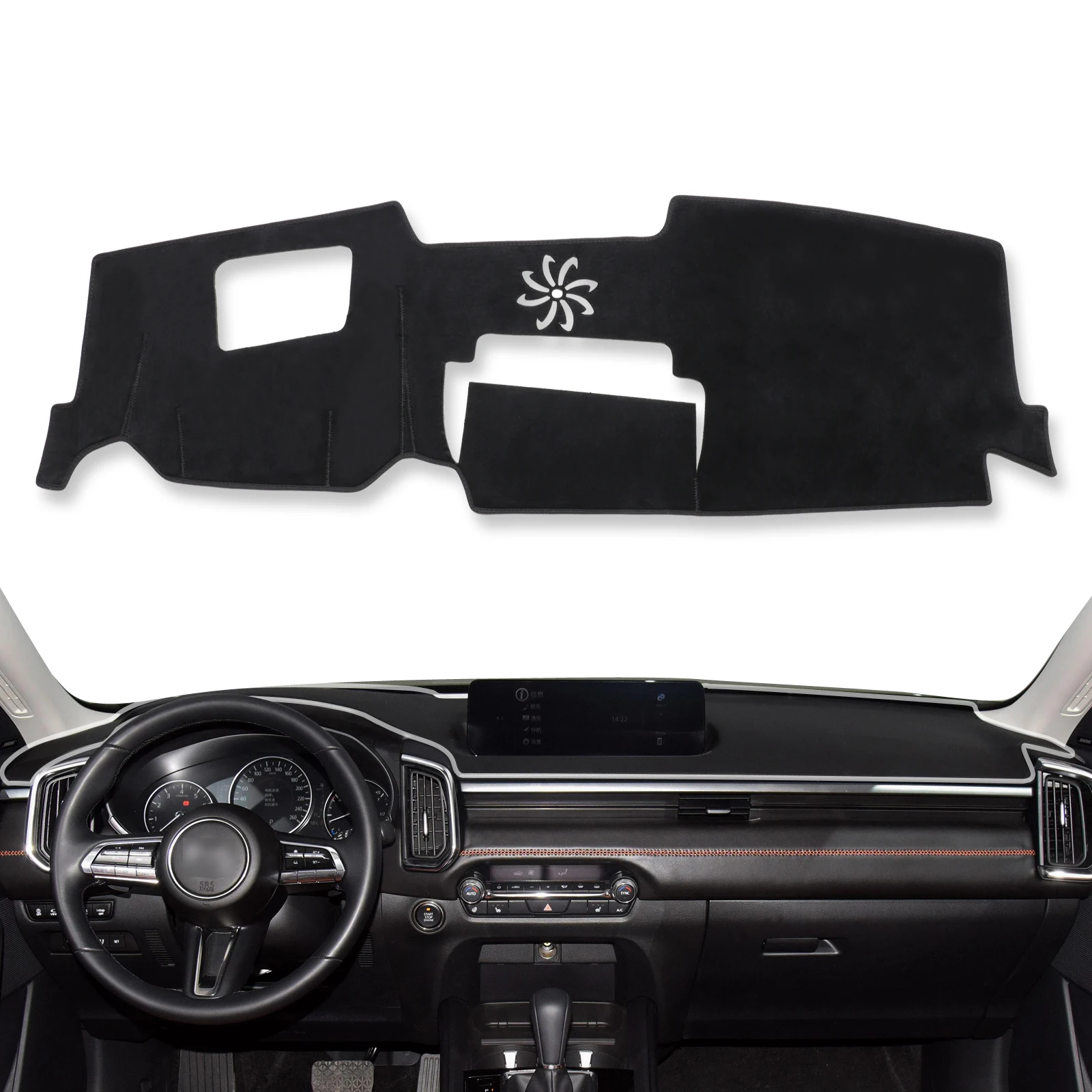 Dashboard Cover Pad for Mazda CX-50 CX50 Anti-Slip Dash Mat Dashmat Car Accessories Sunshade Protective Carpet