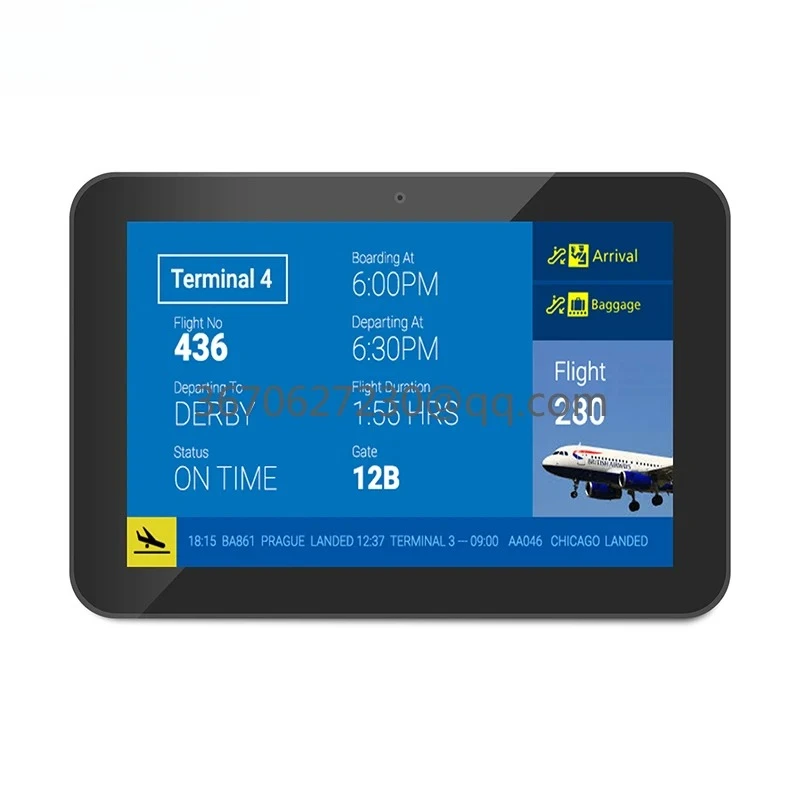 Wall Mounted RK3566 11 Touch Screen 8-inch Tablet with Mounting Bracket