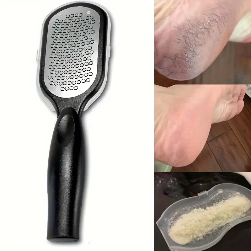 Foot Scraper Foot Grinder for Dry, Cracked Feet Heel Callus Remover Pedicure Tool Scrub Exfoliating Foot File for Smooth Skin