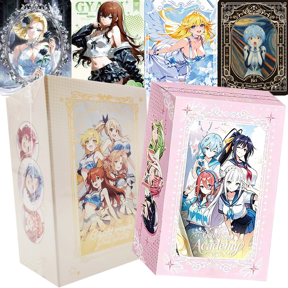 Genki Parade Vol.4 Vitality Cute Character Collection Cards Genki Academy Vol.5 Anime Game Star Fashion Trendy Cards Toys Gifts