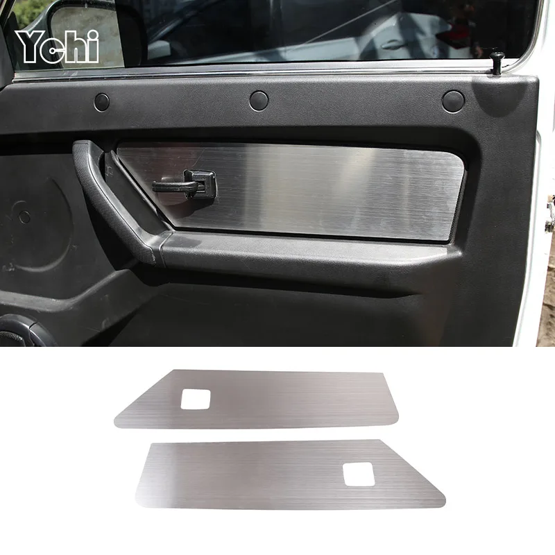 

Stainless Steel Auto Inner Door Decoration Panel Sticker Car Interior Accessories For LADA NIVA 4X4 2009-2019 Car Modification