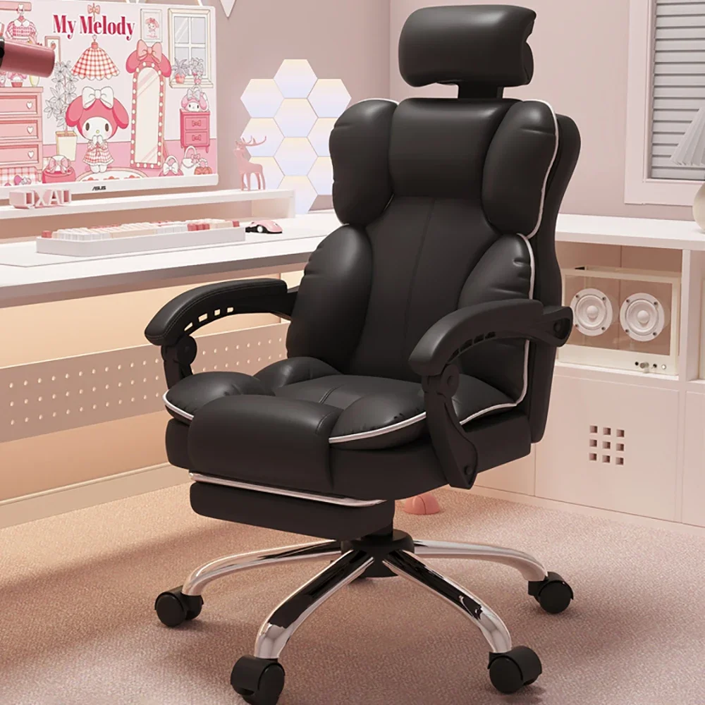 

Ergonomic Decoration Office Chair Neck Pillow Modern Luxury Gaming Chair Study Swivel Chaise De Jeux Gaming Office Furniture