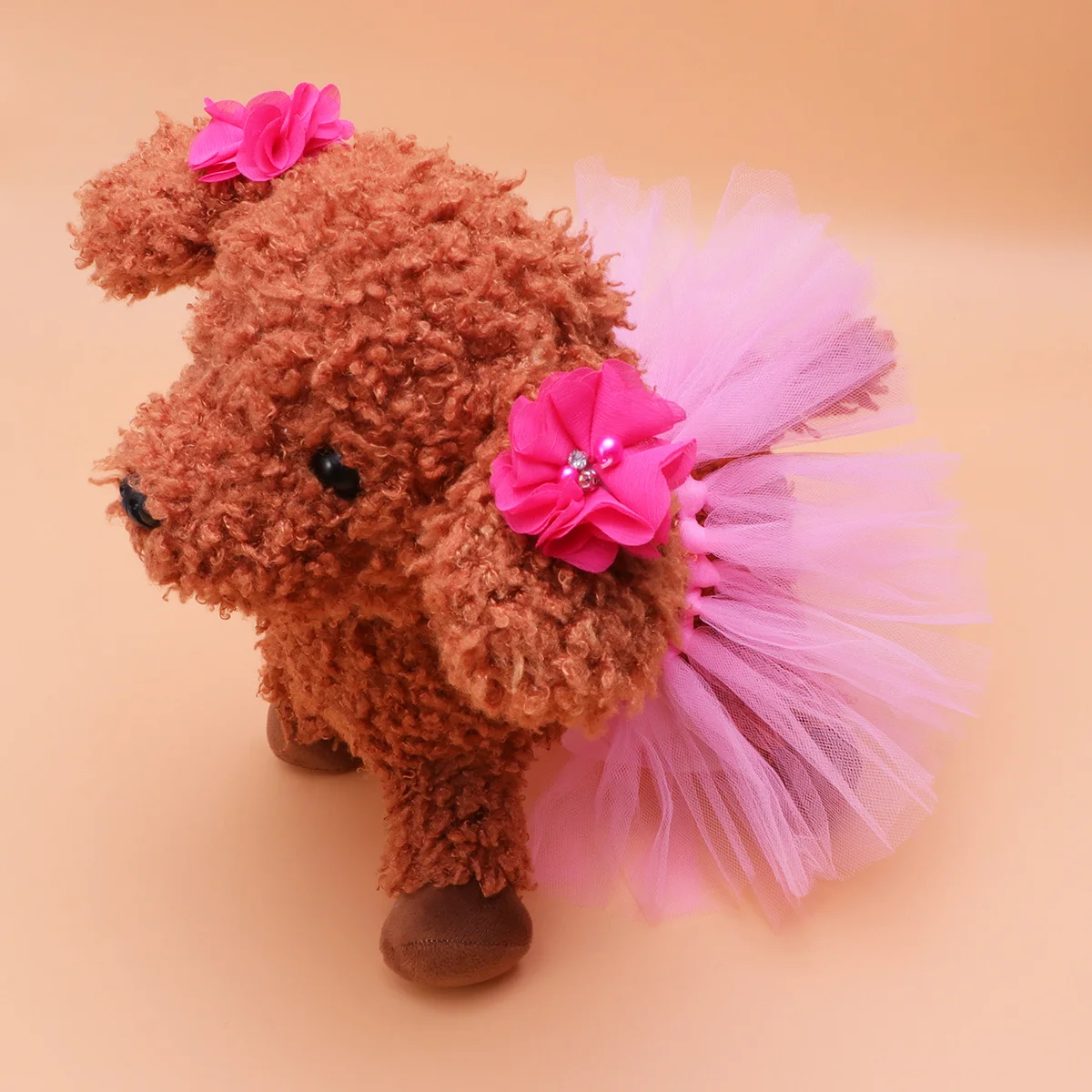 

1Pcs Dog Skirt Gauze Design Soft Polyester Comfortable Suitable for Walking Jogging Outdoor Pet Clothes Puppy Dress