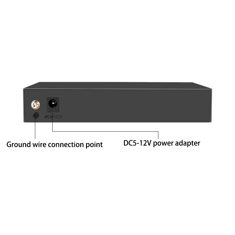 5/8/16/24 พอร์ต Gigabit Switcht 100/1000mbps Gigabit Switch สวิตช์ระดับองค์กร, การตรวจสอบสายเคเบิลเครือข่าย Splitter, ตัวโลหะ