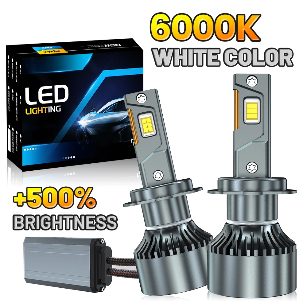 

4200W 6000000LM Canbus H4 H7 H1 LED H8 H9 H11 9005 9006 9012 HB3 HB4 Car LED Headlight Auto Fog Lamp LED Bulbs 6000K 12V