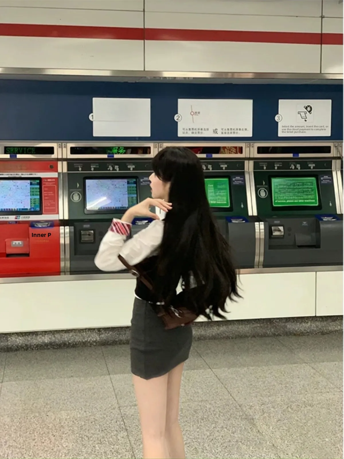 Herbst Winter Damen JK orm Dr Milk Series School Sle Koreanisches Drama Hauptcharakter Zweiteiliges Set ort Rock