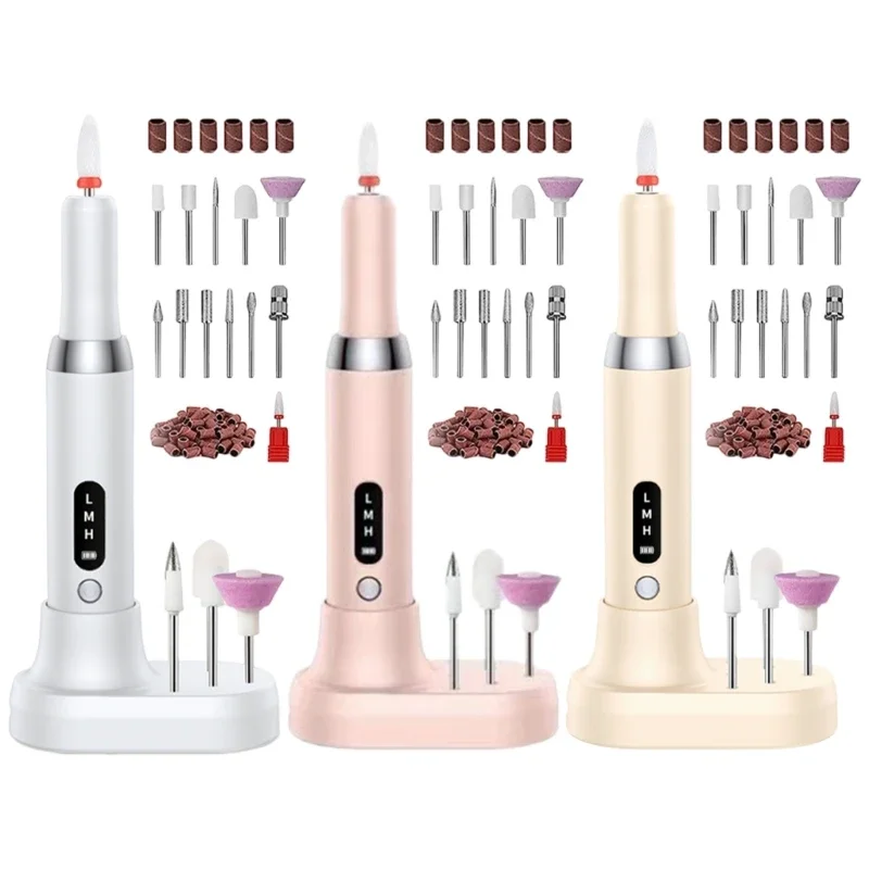 Electric Nail Polisher Drill Bits Professional Nails Grinding Polishing Dead Skin Removal Art Sanding File Pen Manicure Machine