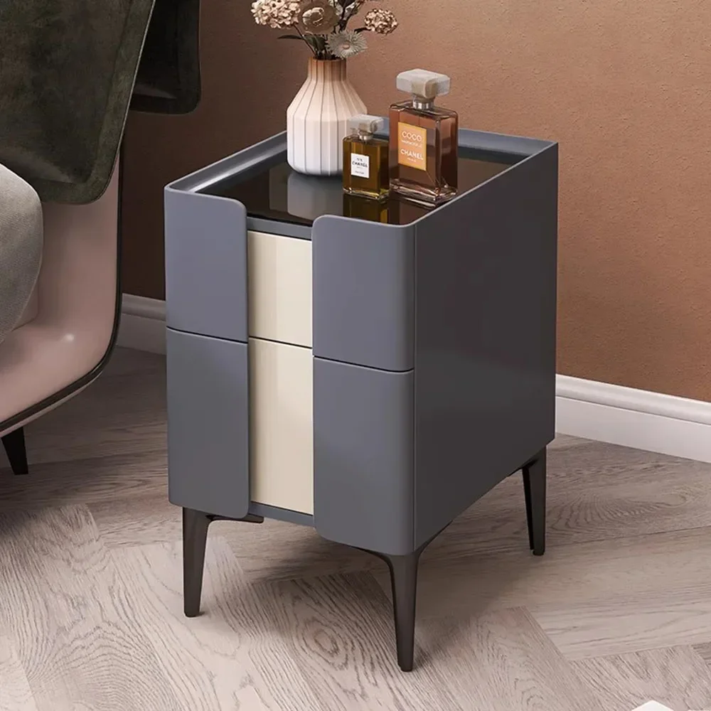 

Small Design Nightstands Bedroom Side Table Italian Outdoor Nordic Pretty Nightstands Narrow Simple Comodino Home Decoration