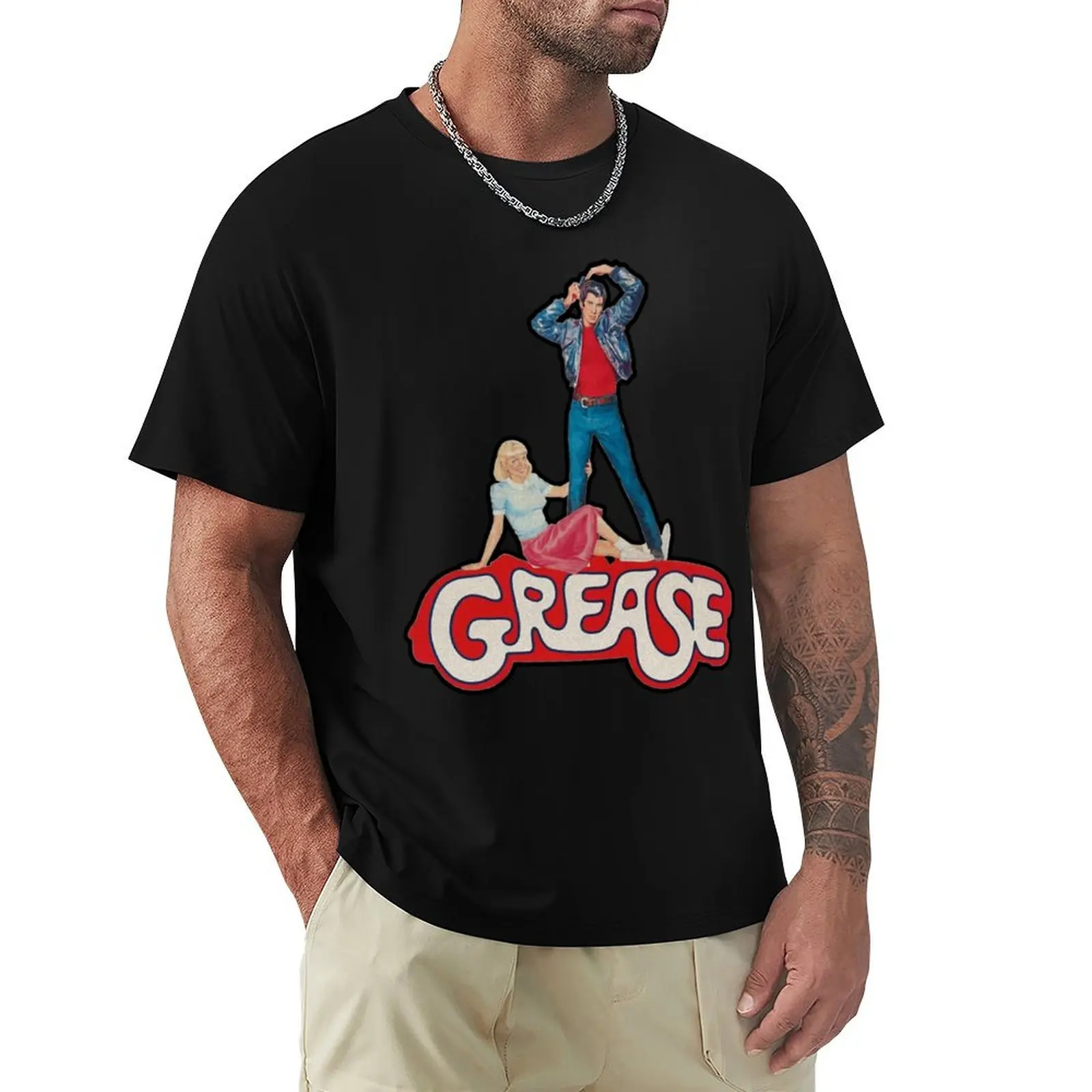 Grease classic movie Classic . T-Shirt man t shirt cotton T-Shirt