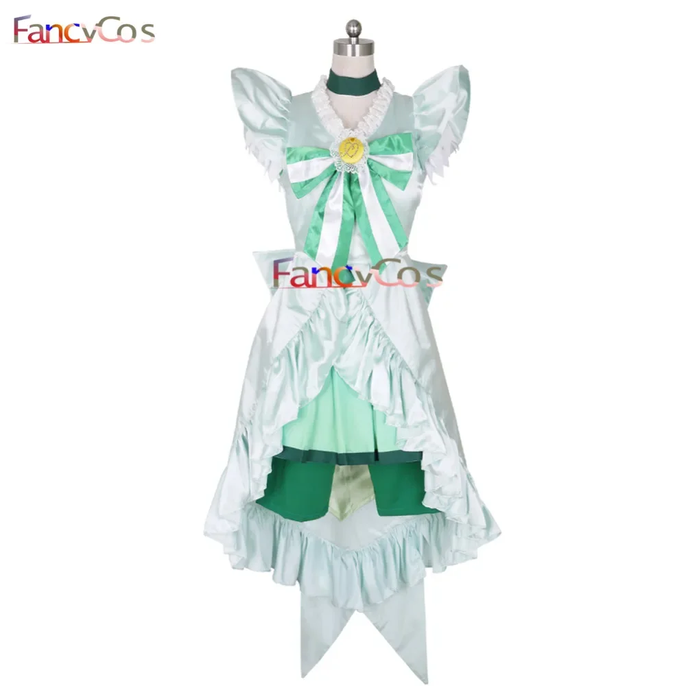 

Glitter Force Glitter Spring Cure March Dress Smile PreCure Midorikawa Nao Princess Cosplay Costume Halloween Costume for Kids