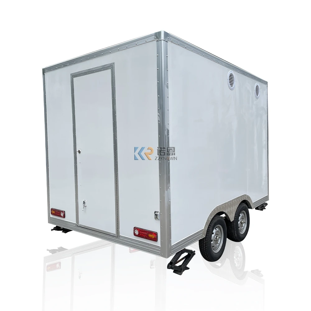 Carrinho de venda de sorvete móvel de 10 pés fabricantes concessão trailer de van de fast food totalmente equipado para venda