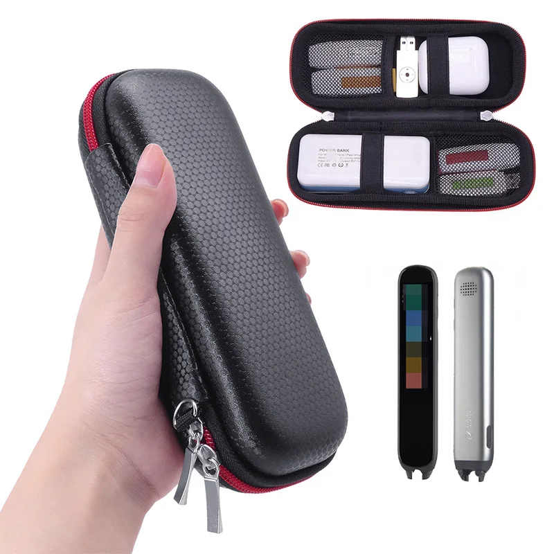 Iflytek 3.0 Translation Pen Storage Bags Small Hard Shell Case Alpha Egg Q3 Dictionary Pen Waterproof Recording Pen Tech Pouch