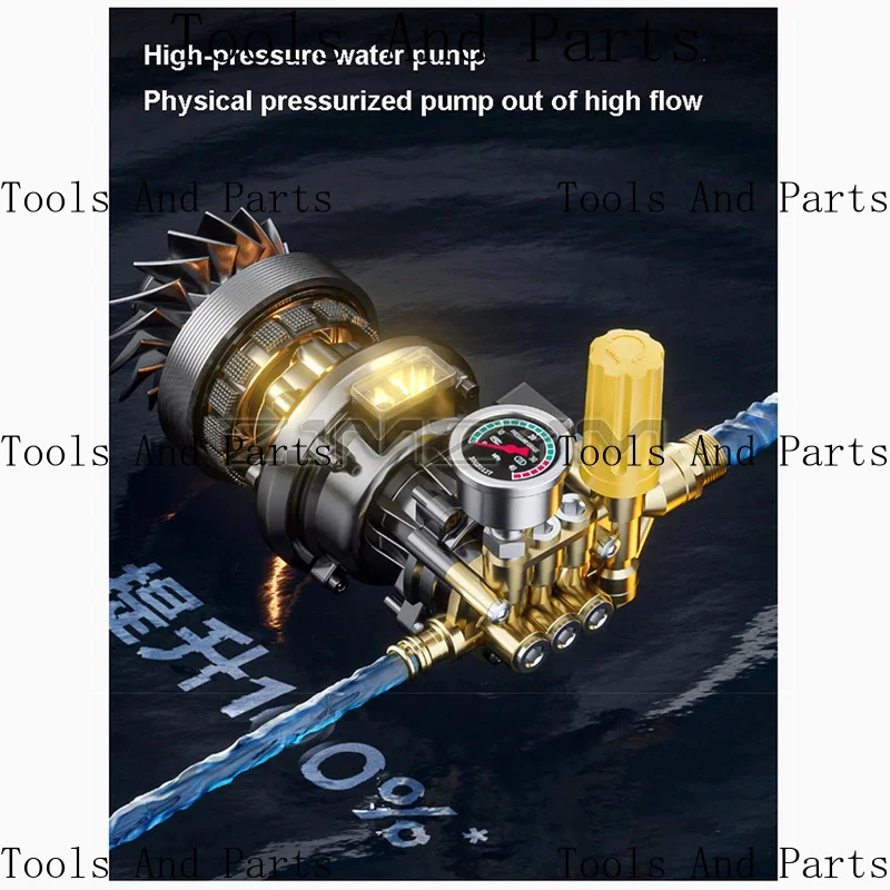 ZL12 High IPX5 Proof Car Washer Water Gun Foam Generator With Gauge And Pressure Regulate Valve