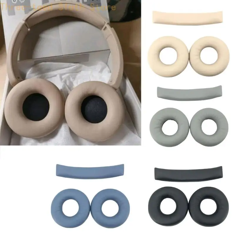 وسادة عقال البروتين الجلود وسماعات الأذن المحددة لـ WH-CH500 CH510 Long Wear E74A