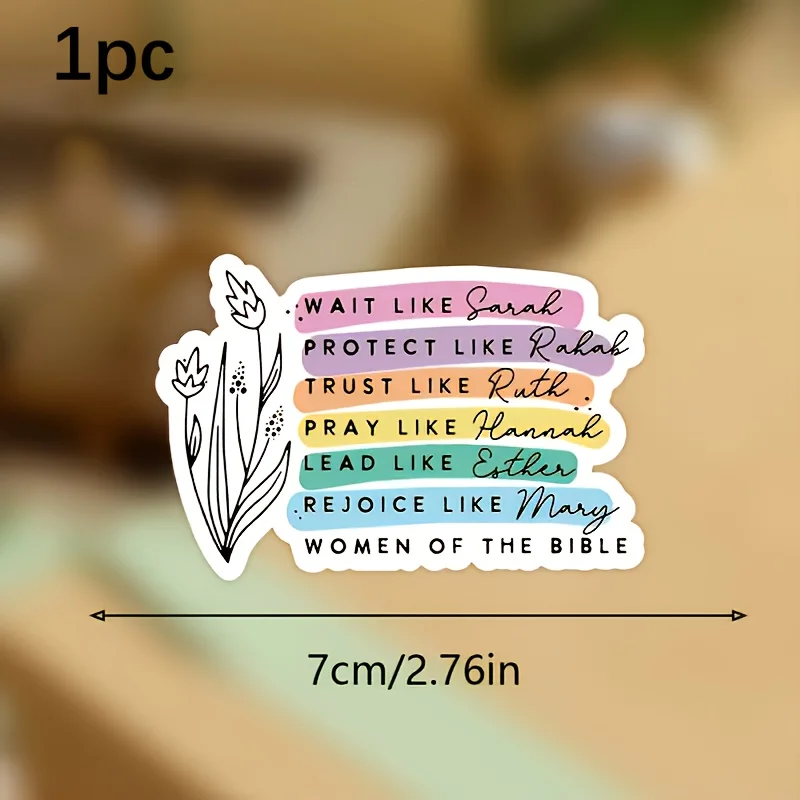 Inspirational Women of The Bible Stickers Vinyl Decals for Many Purposes Like Cars, Trucks, Laptops, Phones, Windows And More
