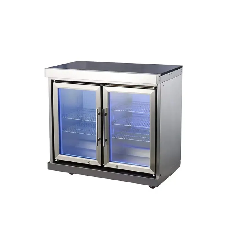 Airo Outdoor European Modern Islands Full Stainless Steel Outdoor Kitchen Cabinet Custom Gas BBQ Grills