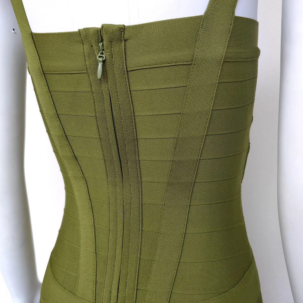 Suninbox ストレッチミニ包帯ドレス スパゲッティストラップ 弾性フィギュアハグ クラブパーティードレス