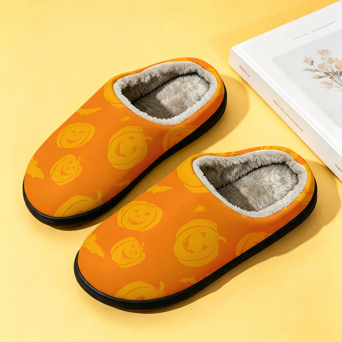 Orange Pumpkin Bat Women's Win - Men Shoes For Winter ulasan dan harga